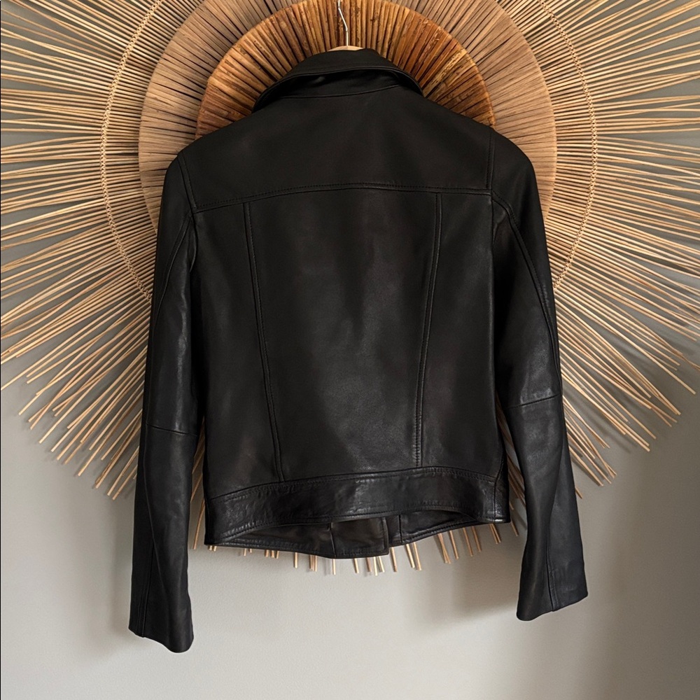 All saints leather jacket size 2 - Picture 6 of 6